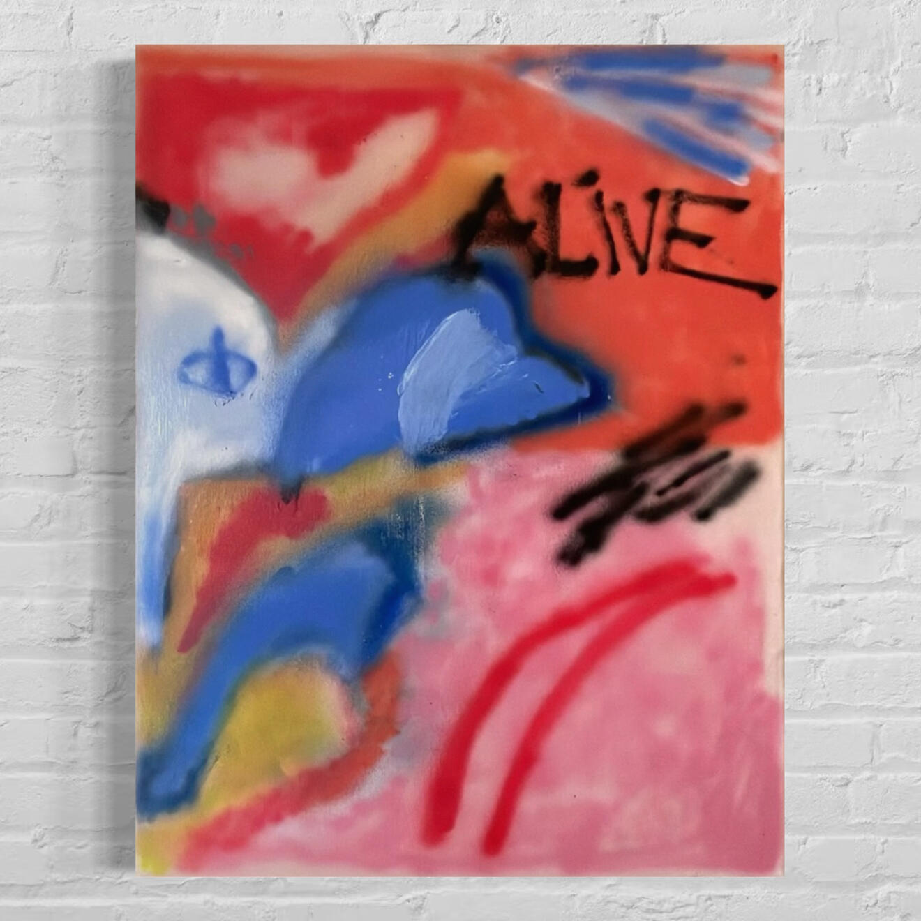 Acrylic paint on canvas 40 X 50 cm